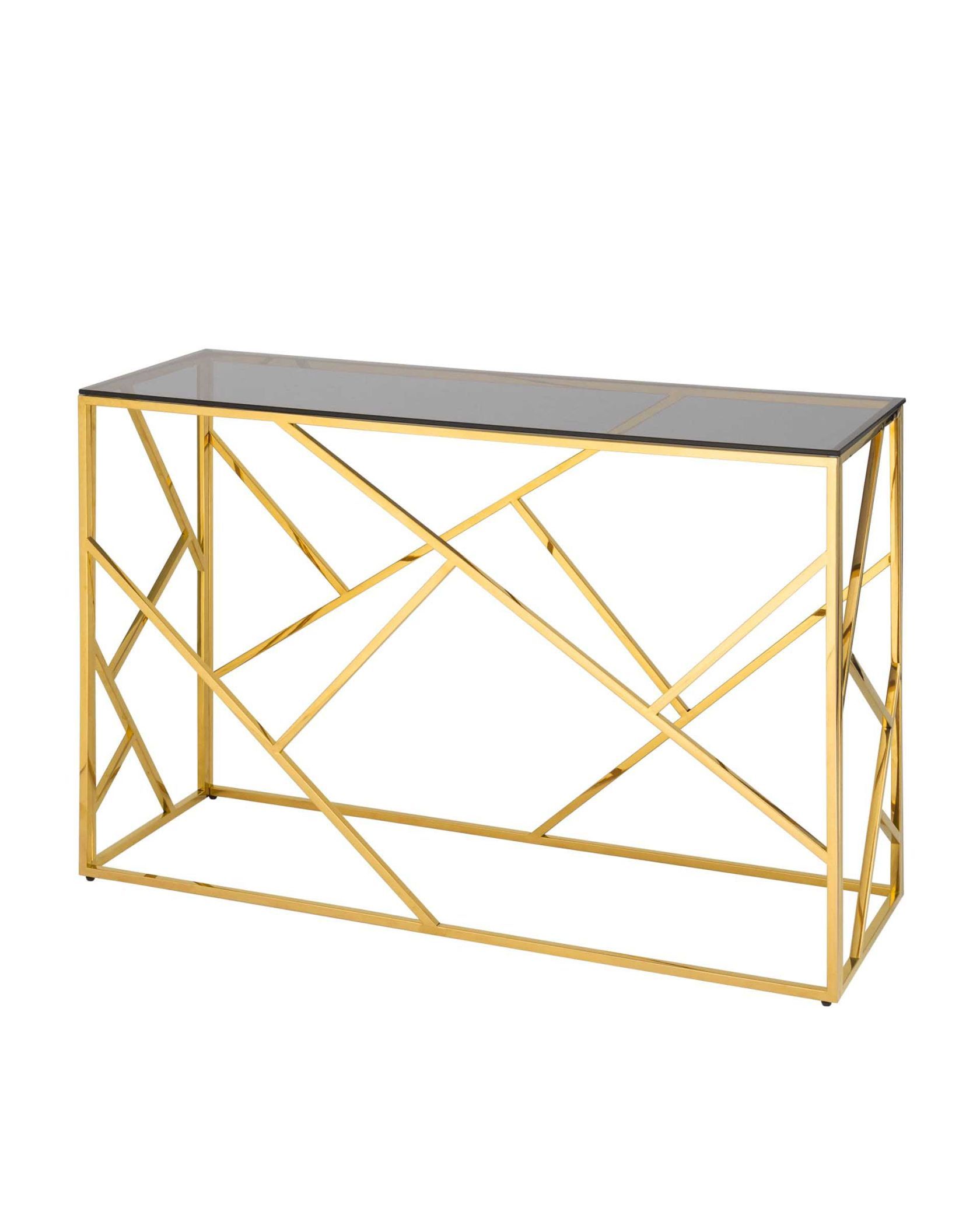 Консоль Stool Group Арт Деко ECST-015-TG-SK (120x40) Консоль Stool Group Арт Деко ECST-015-TG-SK (120x40)