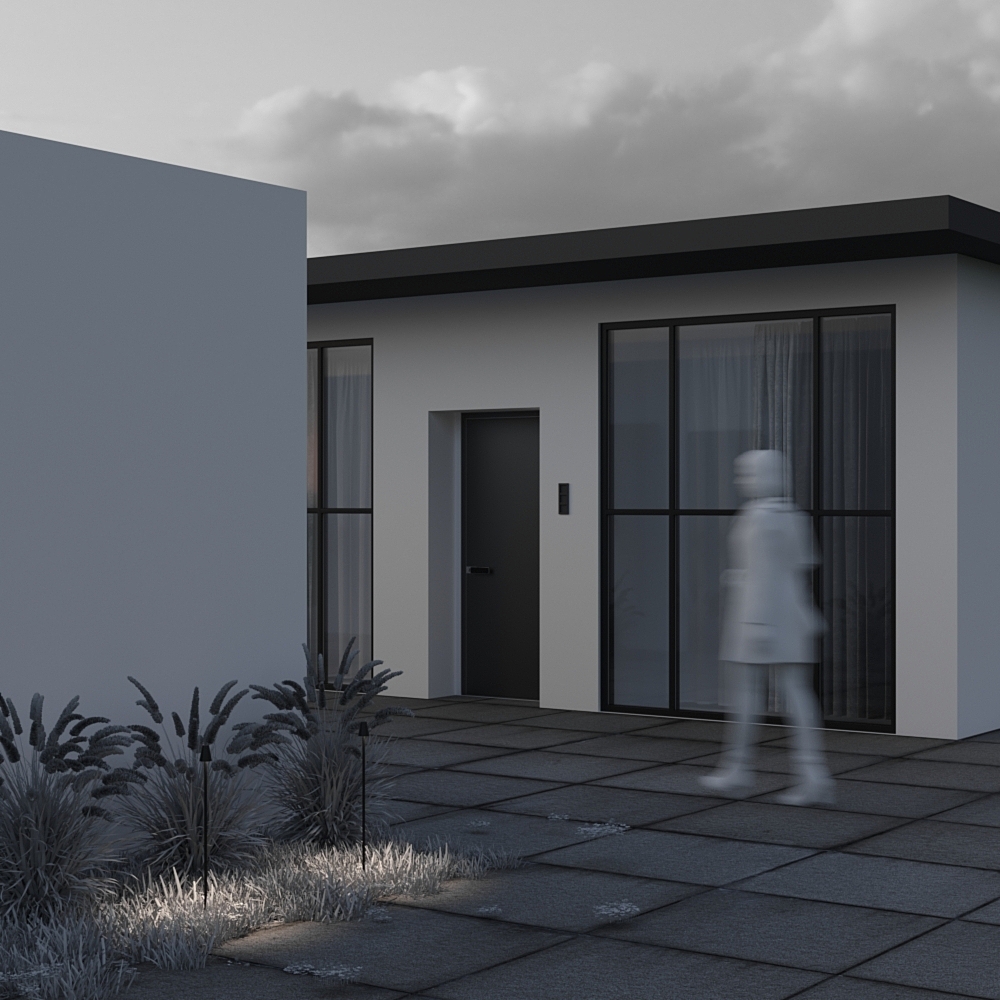 Уличный наземный светильник Maytoni Cane O504FL-L1B3K1