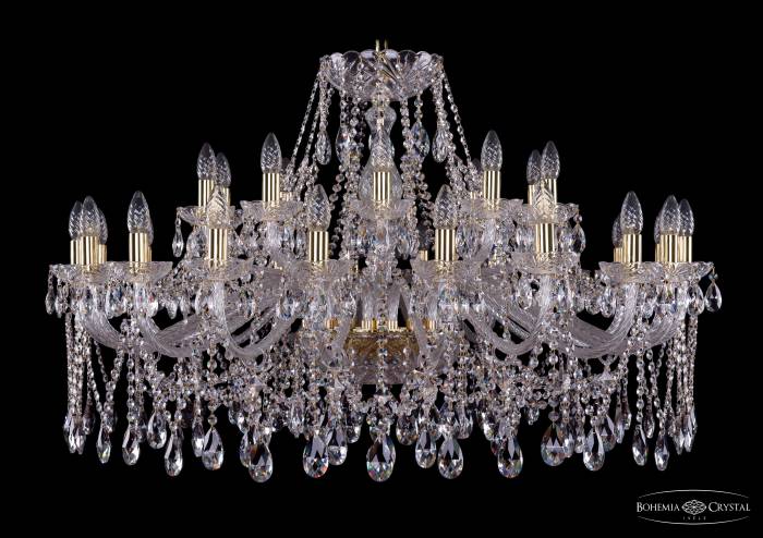 Подвесная хрустальная люстра 1413 Bohemia 1413/20+10/400 G
