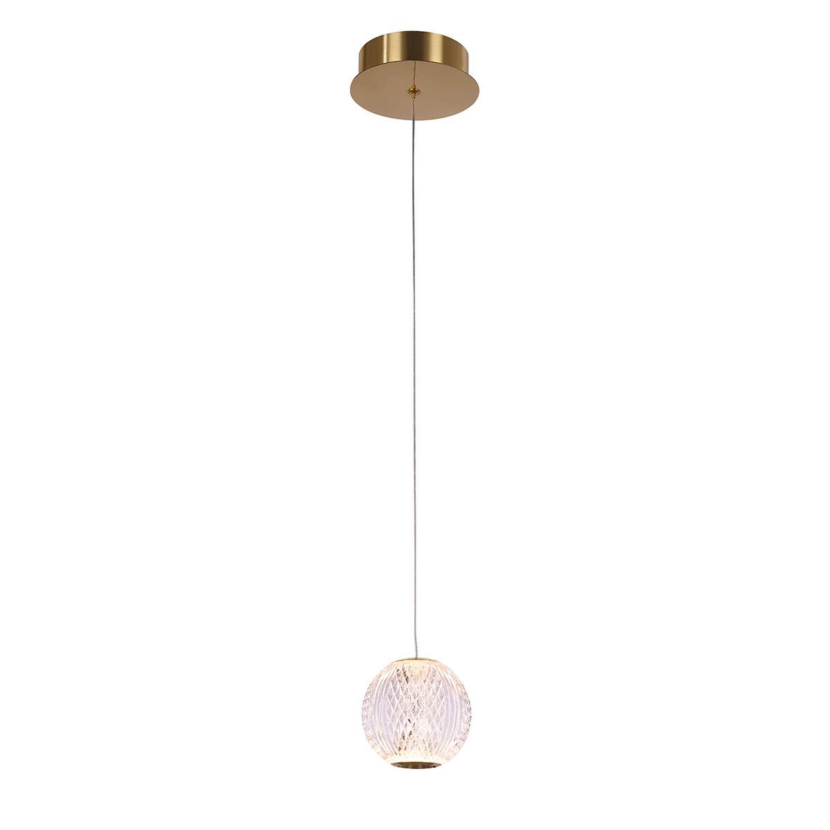 Светильник подвесной Delight Collection Elliot Diamante MD20001012-1A gold Светильник подвесной Delight Collection Elliot Diamante MD20001012-1A gold