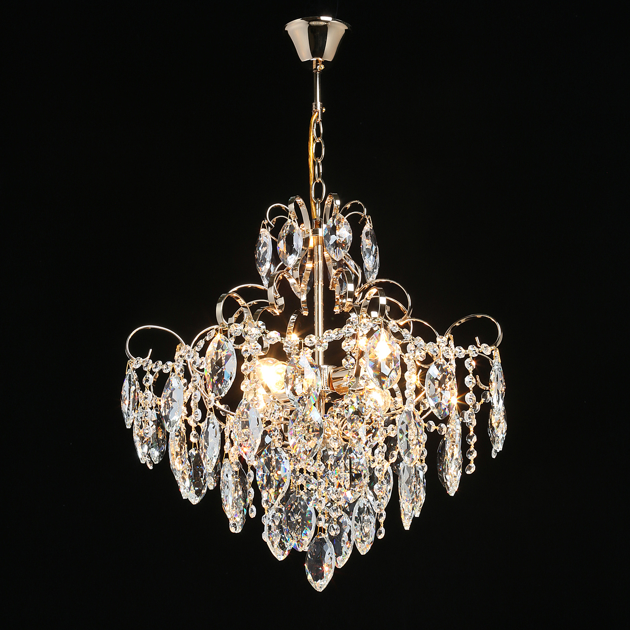 Подвесная хрустальная люстра Бриз De Markt 111011004