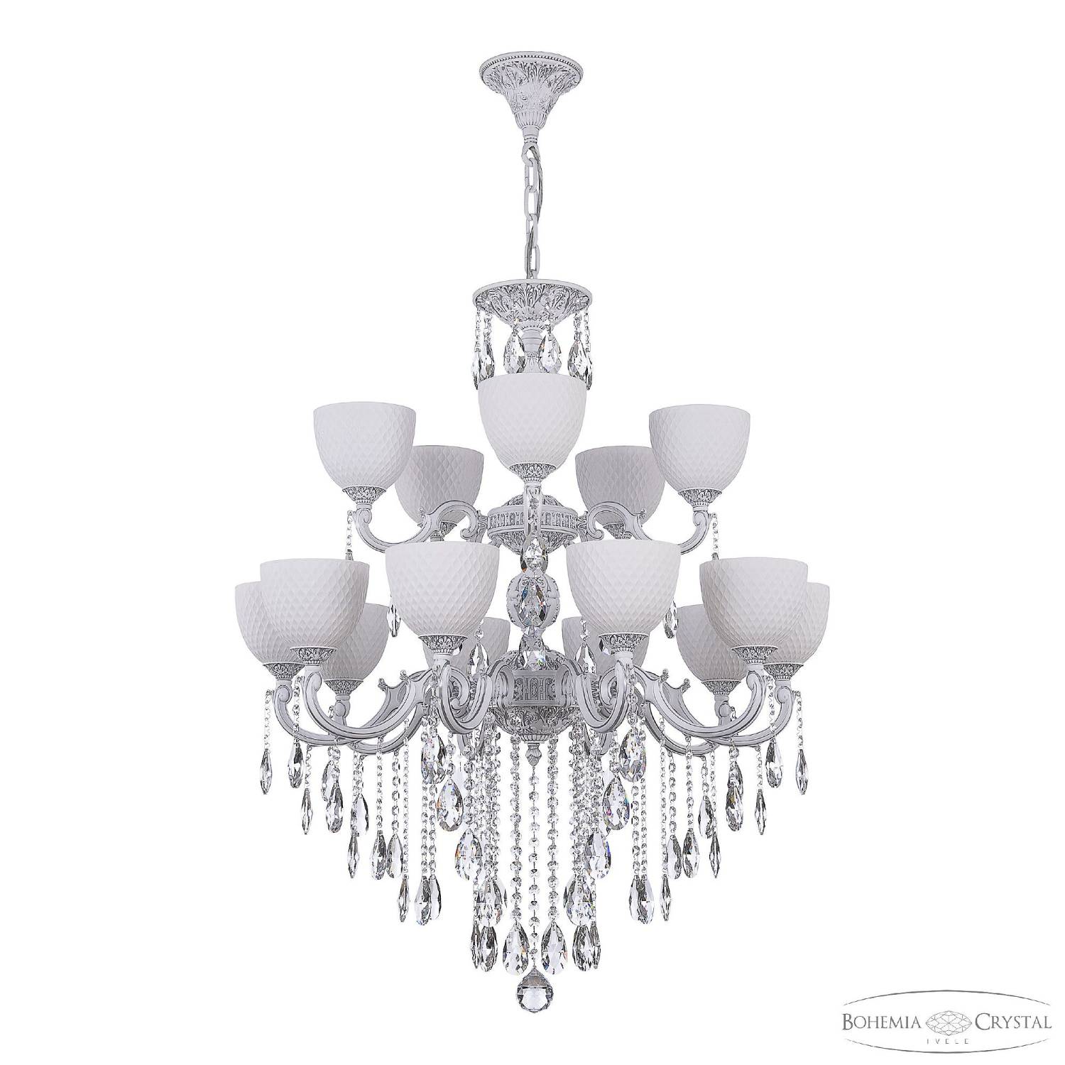 Подвесная люстра Bohemia AL7801 AL78101/10+5/250/2D B WMN P1 U Wave