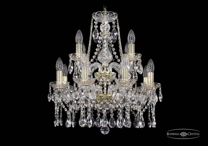 Подвесная хрустальная люстра 1413 Bohemia 1413/8+4/165/2d G