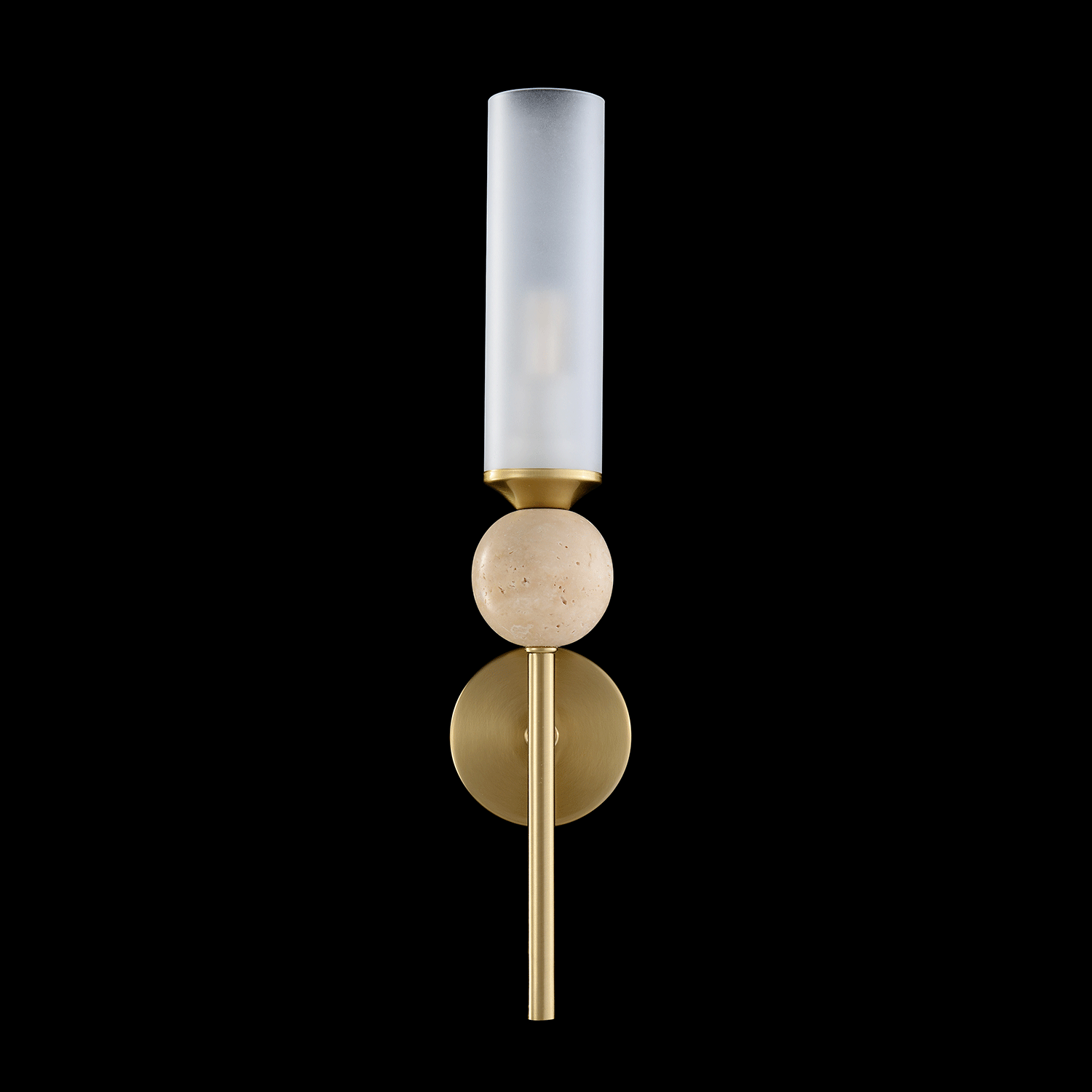 Настенное бра Crystal Lux Simply SIMPLY AP1.1 BRASS