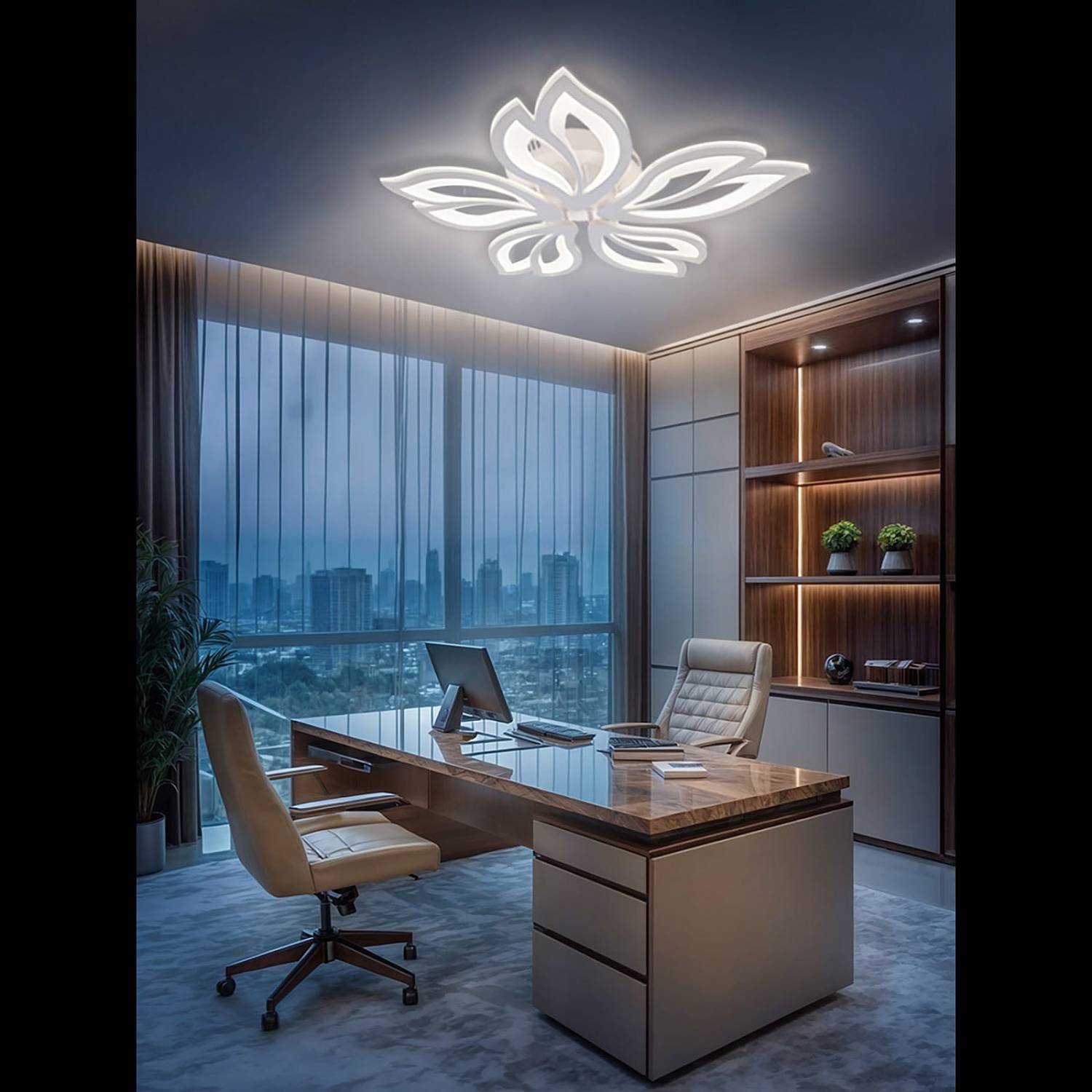 Потолочная люстра Natali Kovaltseva Fortuna LED LAMPS 81107/4C