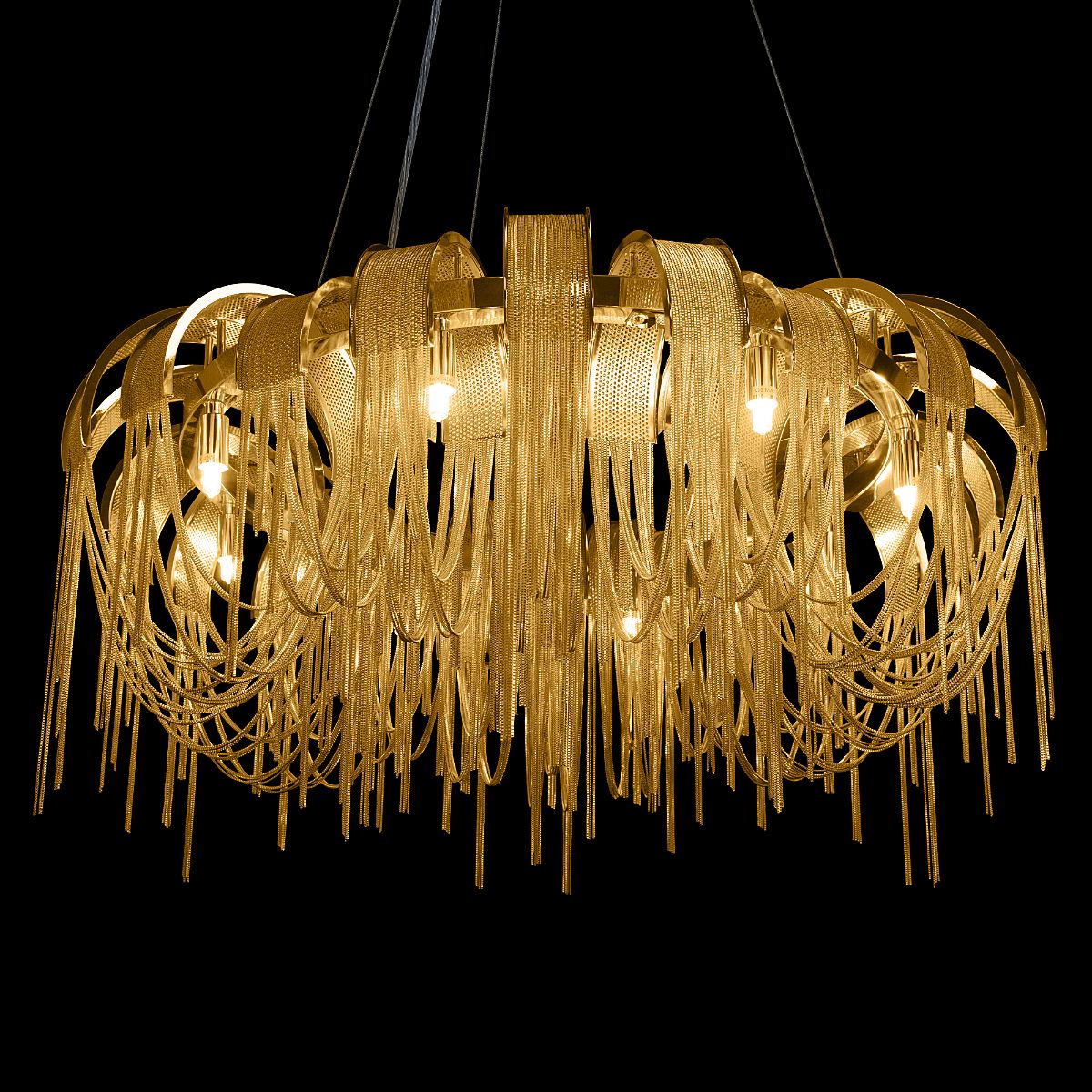 Подвесная люстра Loft It Volver 10404/800 GD