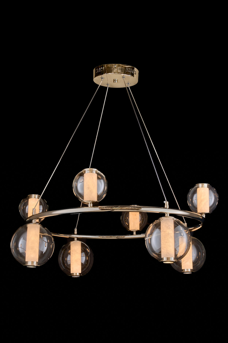 Подвесная люстра LEON Aurore LE7703/8 Chrome