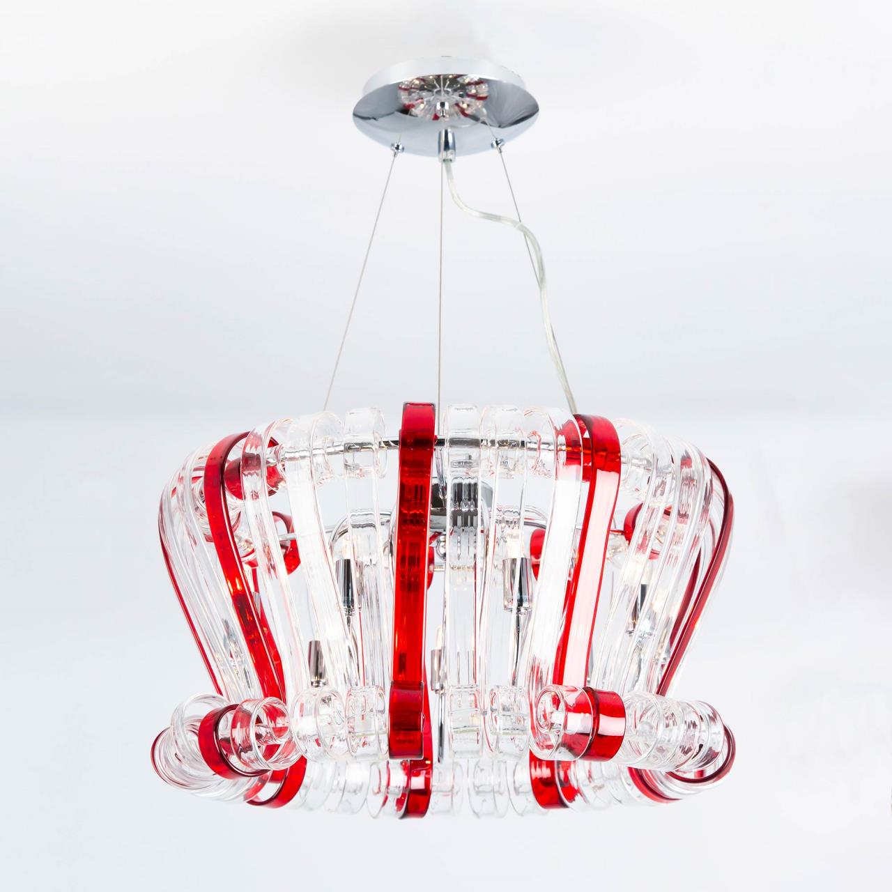 Подвесная хрустальная люстра Volution Citilux EL326P09.2