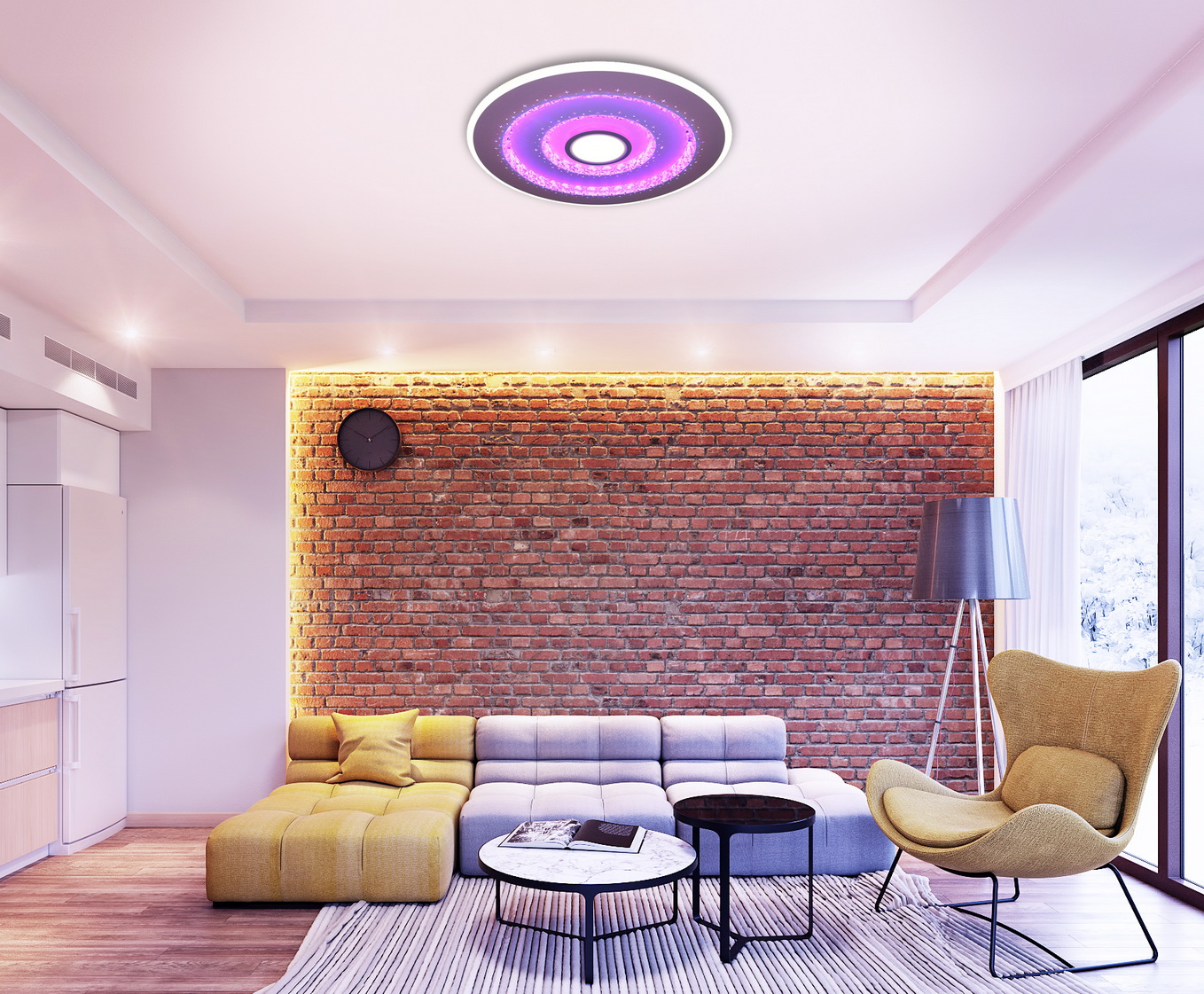 Потолочная светодиодная люстра Led Lamps Rgb Natali Kovaltseva LED LAMPS 81085