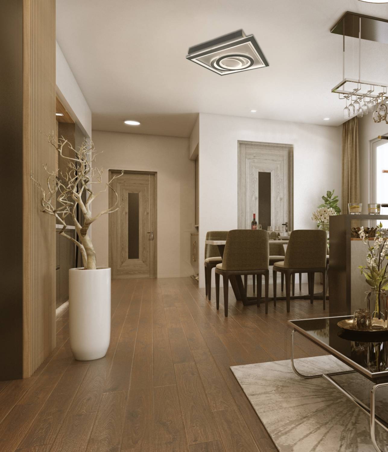 Потолочная светодиодная люстра LED Natali Kovaltseva 81017/5C