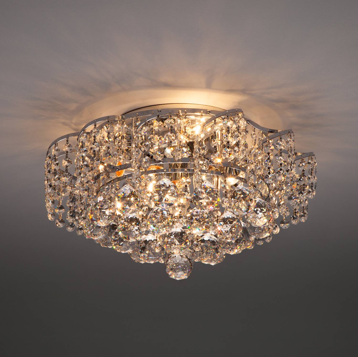 Потолочная люстра Eurosvet Charm 16017/6 хром Strotskis