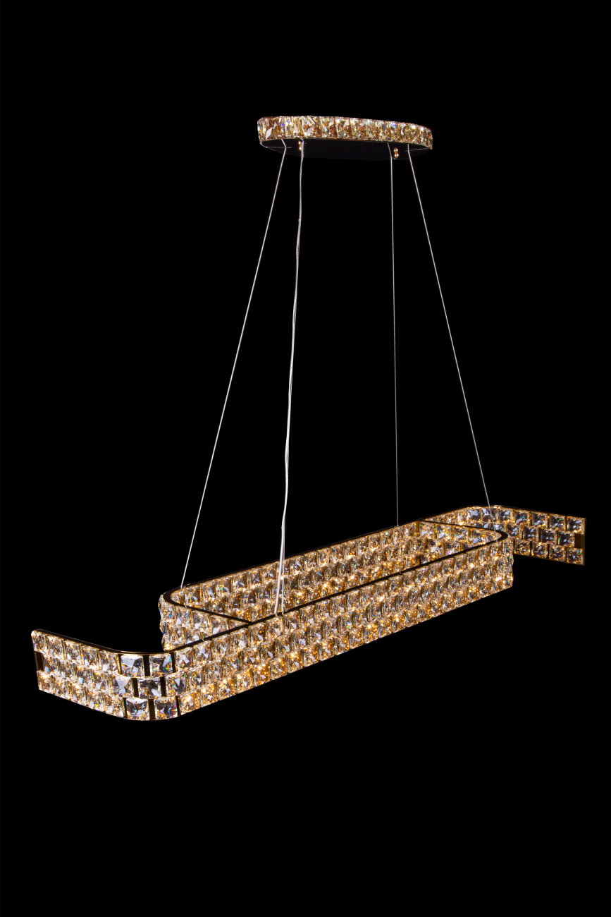 Светильник подвесной LEON Amelie LE3029/1200L GD