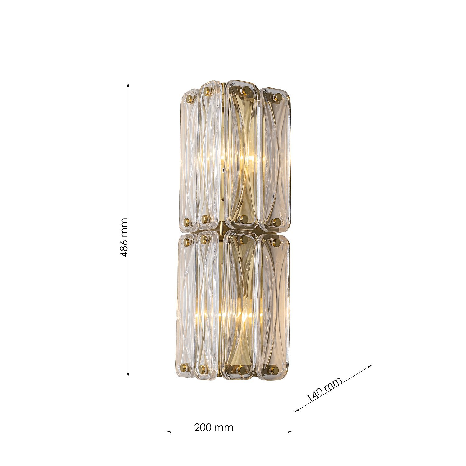 Настенный светильник Favourite Glacies 4764-2W