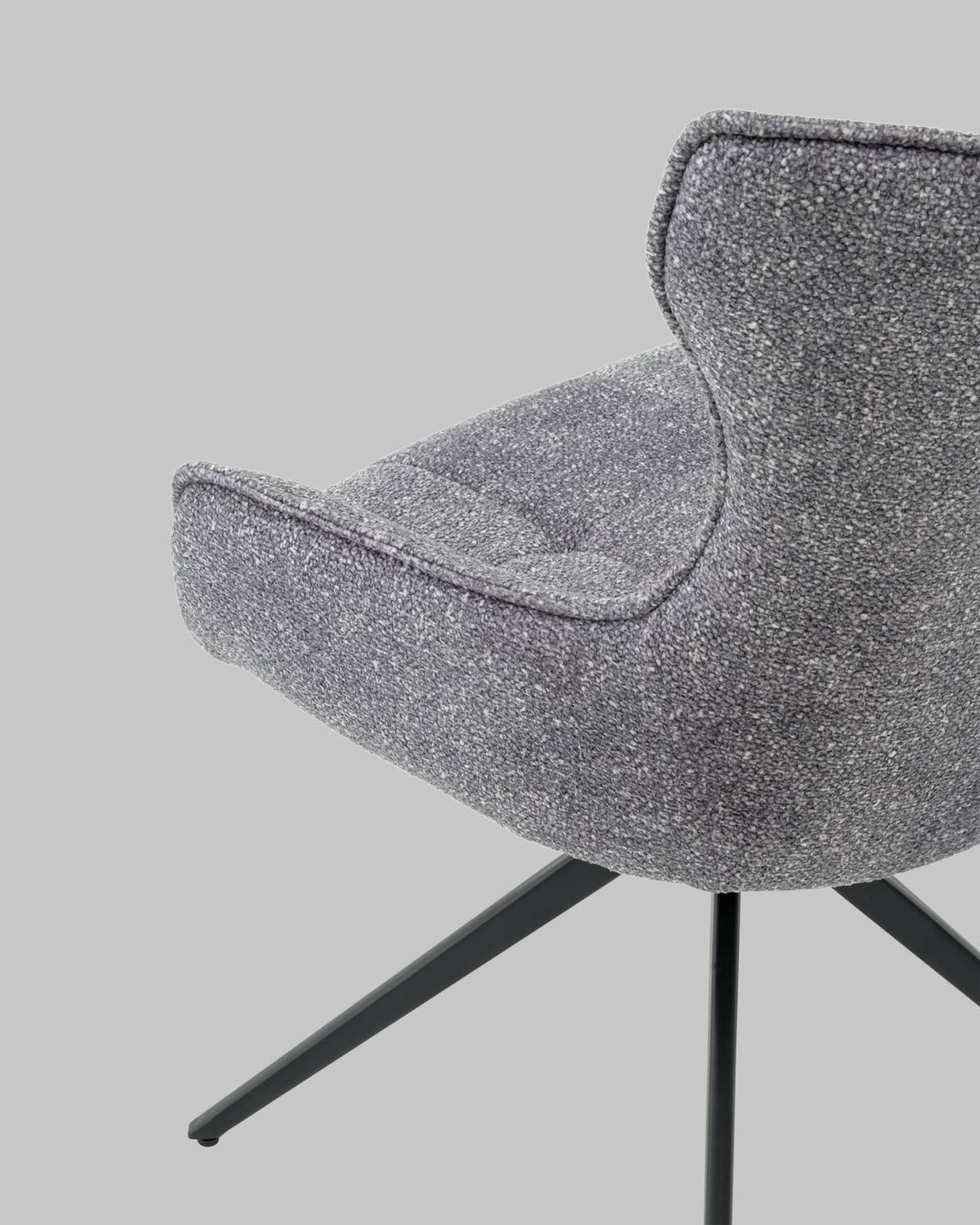 Стул вращающийся Stool Group Carlene DC-2409007 grey FL07