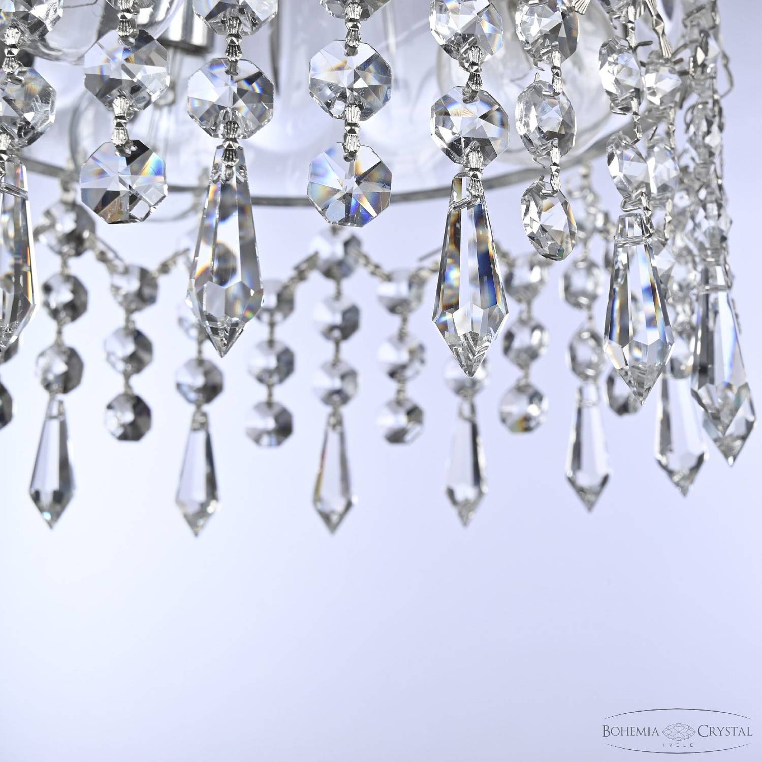 Светильник подвесной Bohemia 5478 5478/22 Ni Clear/M-1H Drops