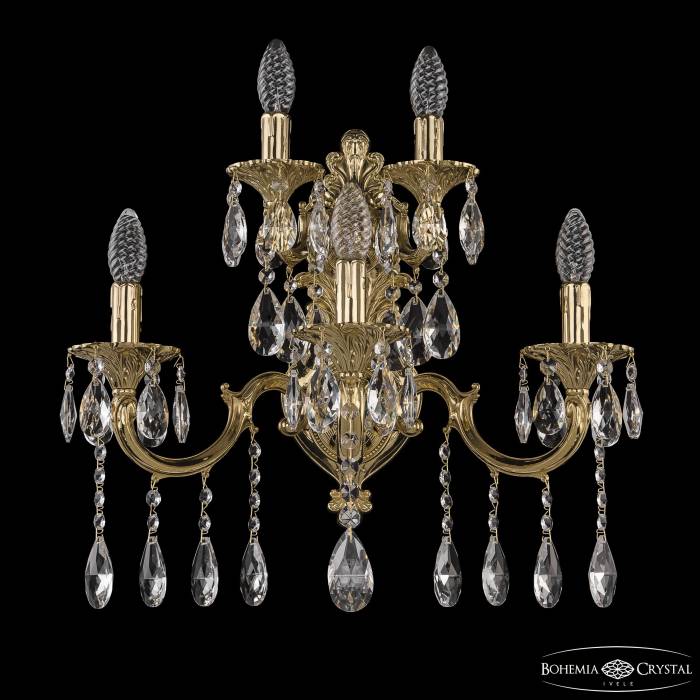 Настенное бра Bohemia Verona 7201B16/3+2/210 A G Настенное бра Bohemia Verona 7201B16/3+2/210 A G