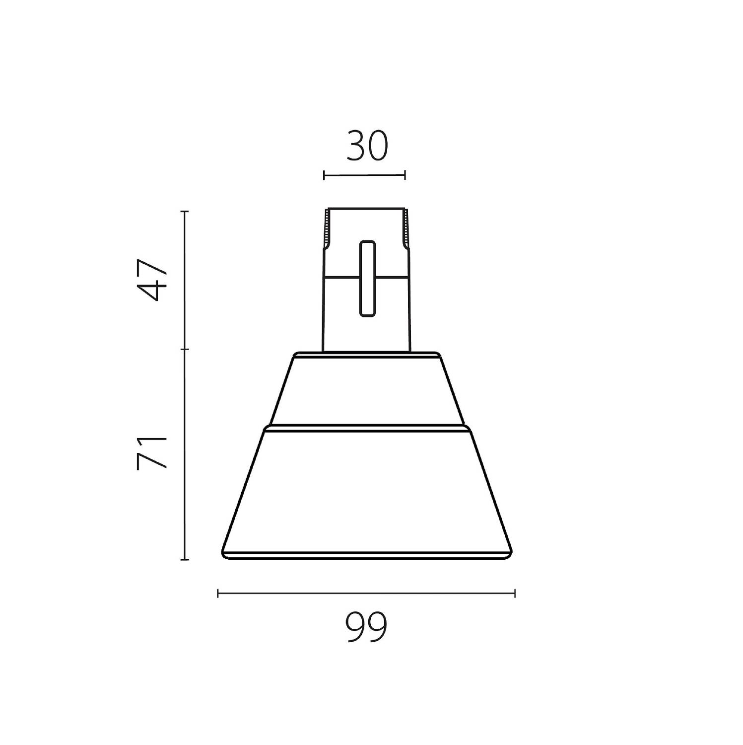 Трековый светильник Lightstar Due Hermes 210947