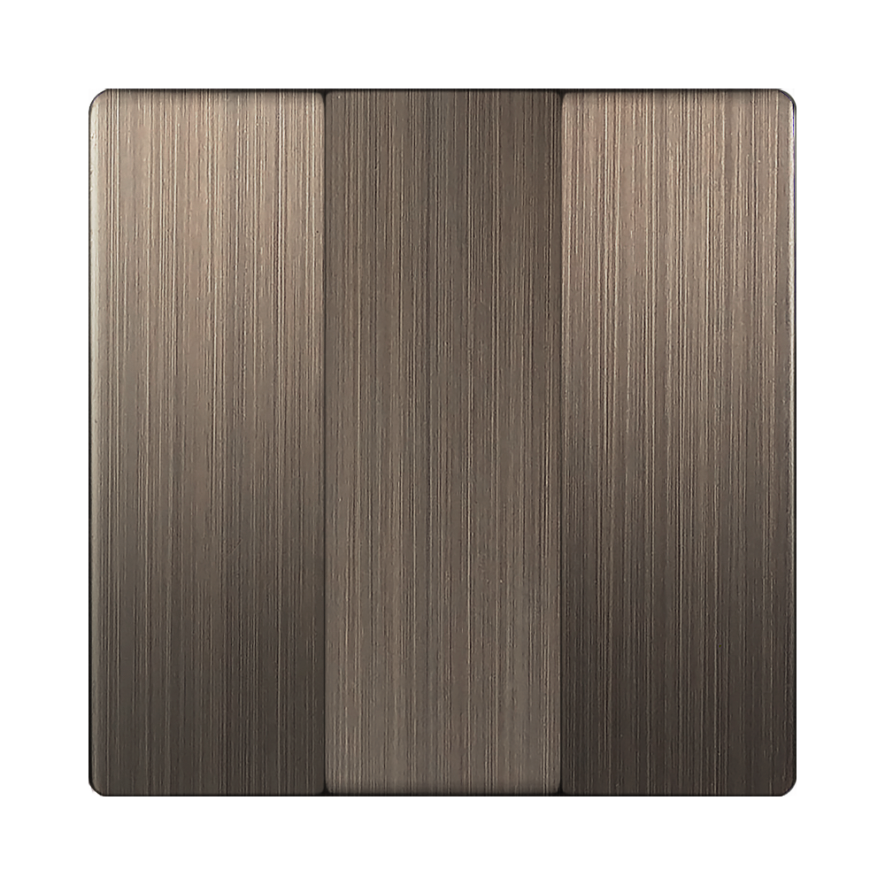 Werkel Накладка Бронза WL12-SW-3G-CP/ Набор клавиш для выключателя трехклавишного (бронзовый)