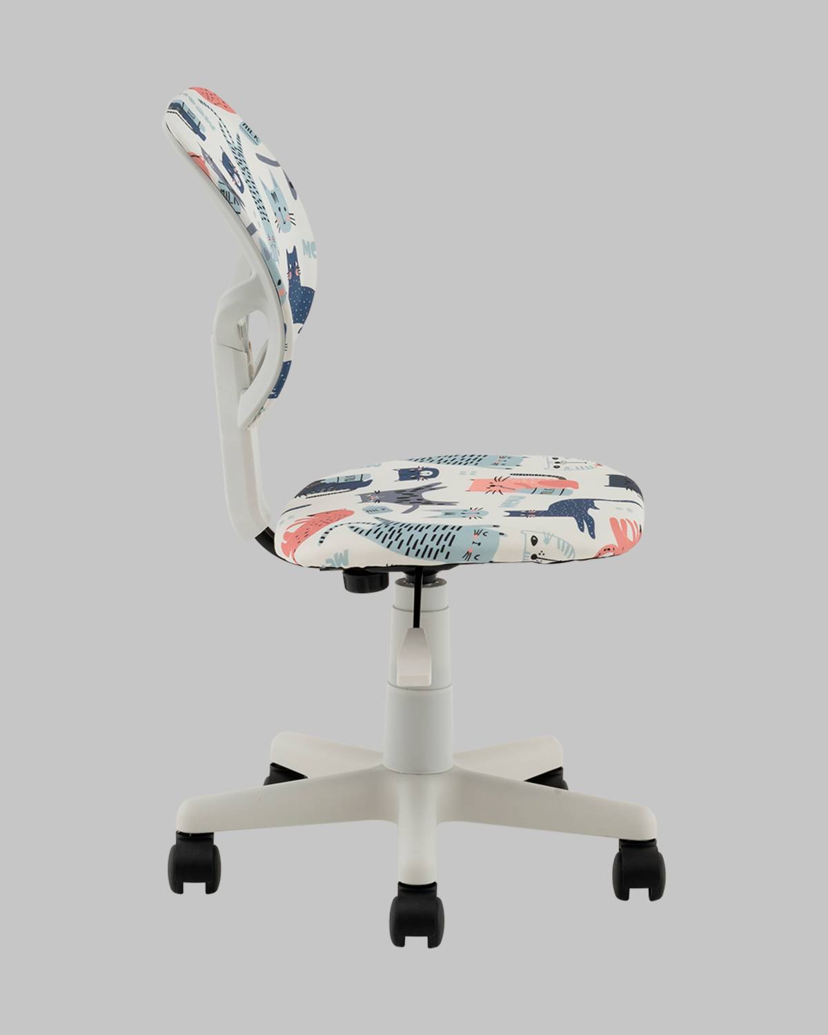 Компьютерное кресло Stool Group ЛОЛО 5256D-W Cats