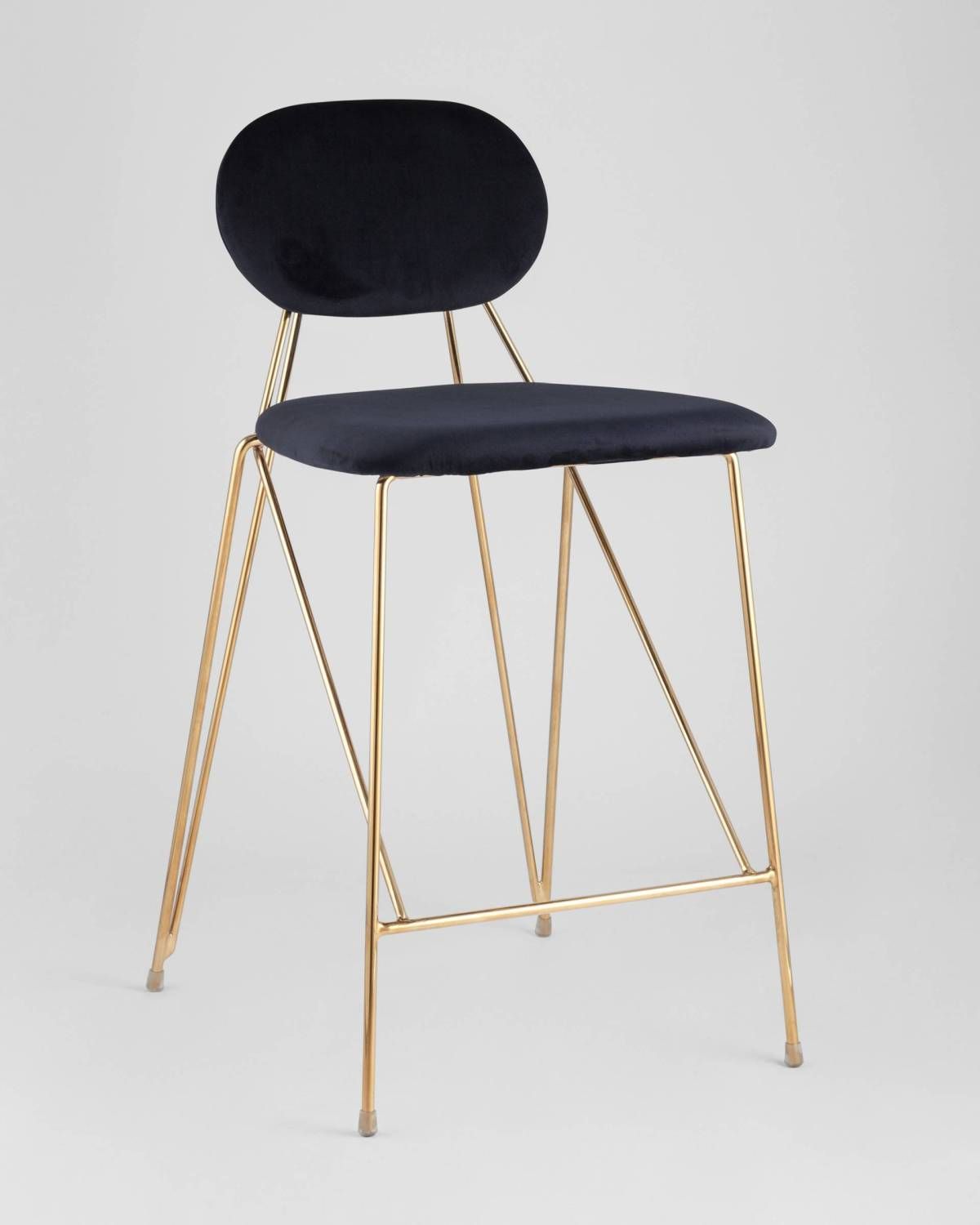 Полубарный стул Stool Group Элис FDC8001 MIDNIGHT BLUE FUT-78