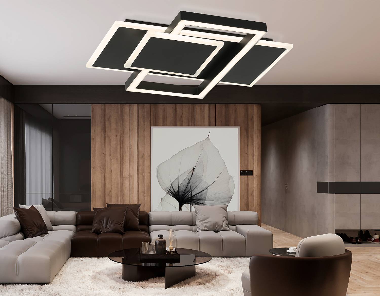 Потолочная люстра Ambrella Disk FA1022