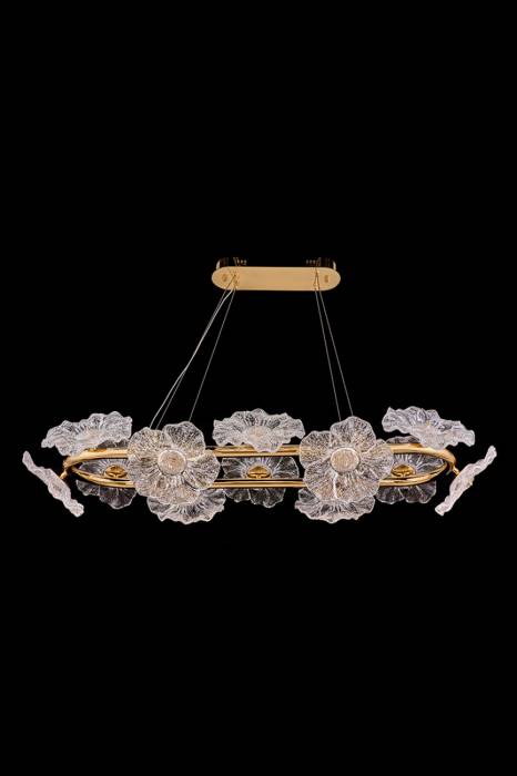 Подвесная люстра LEON Violetta LE3018/1050LQ GD