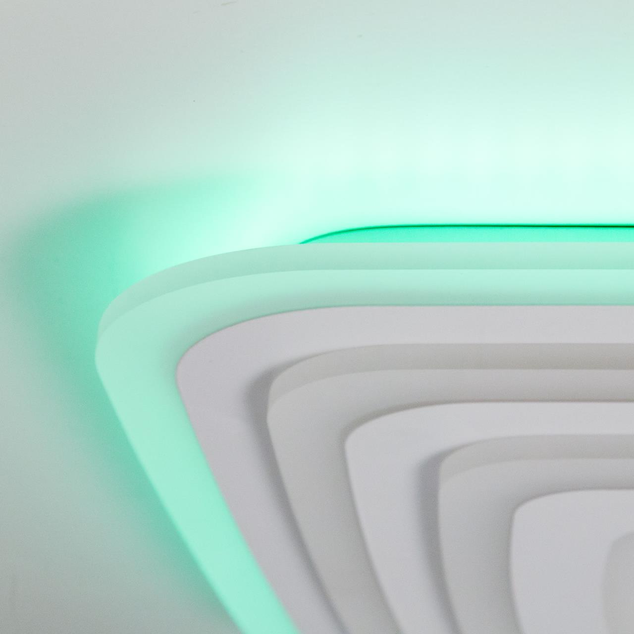 Потолочная люстра с пультом Триест Citilux CL737100RGB