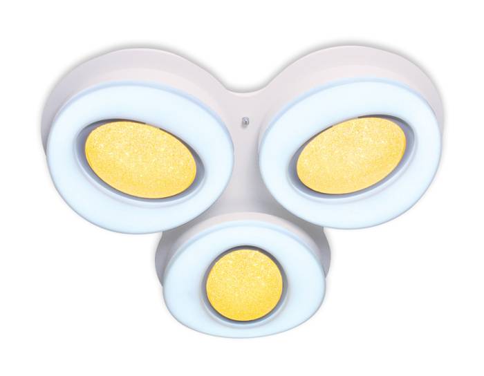 Потолочная люстра с пультом Orbital Crystal Sand Ambrella FS1583/3 WH 156W D585*555