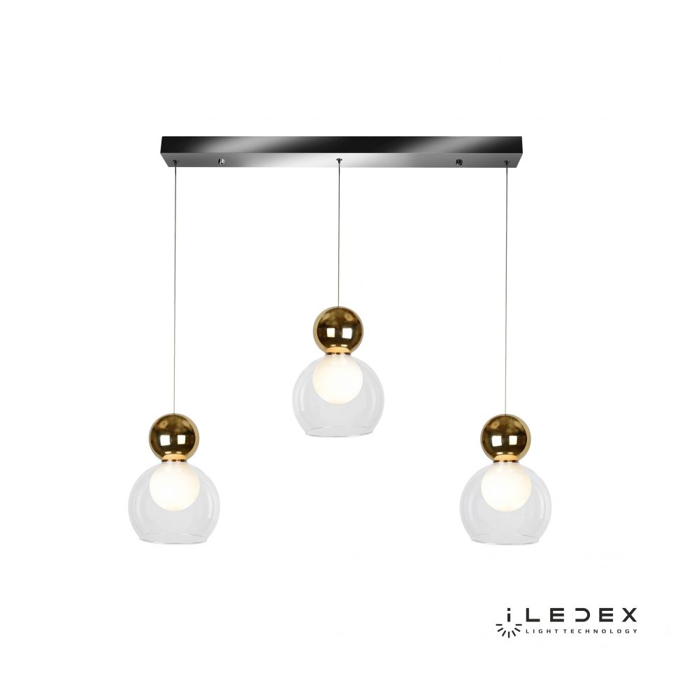 Светильник подвесной ILedex Blossom C4476-3L GL