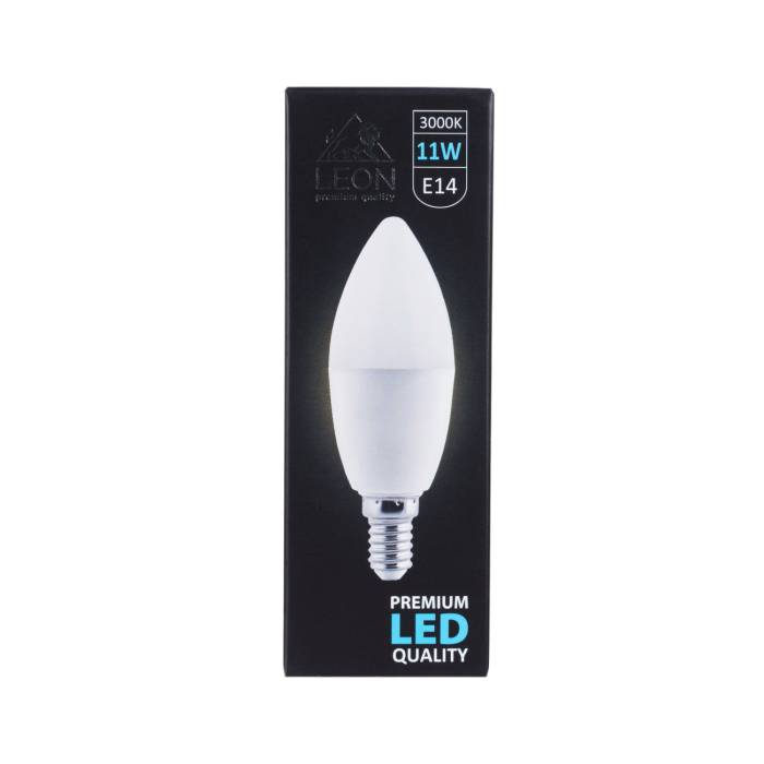 Светодиодная лампа LEON LE-C35-11W-3000K-E14