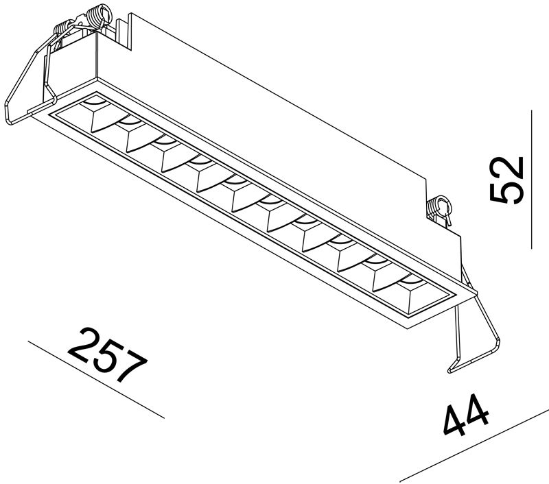Встраиваемый светильник Deko-Light Ceti 565251