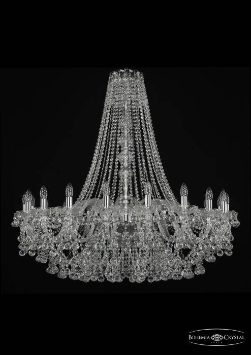 Подвесная хрустальная люстра 1409 Bohemia 1409/20/400/h-113 Ni