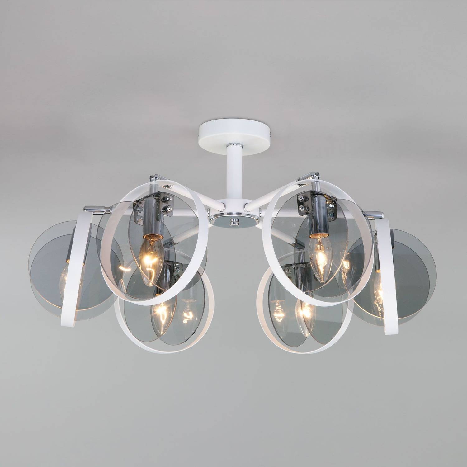 Потолочная люстра Eurosvet Gallo 70121/6 белый Smart