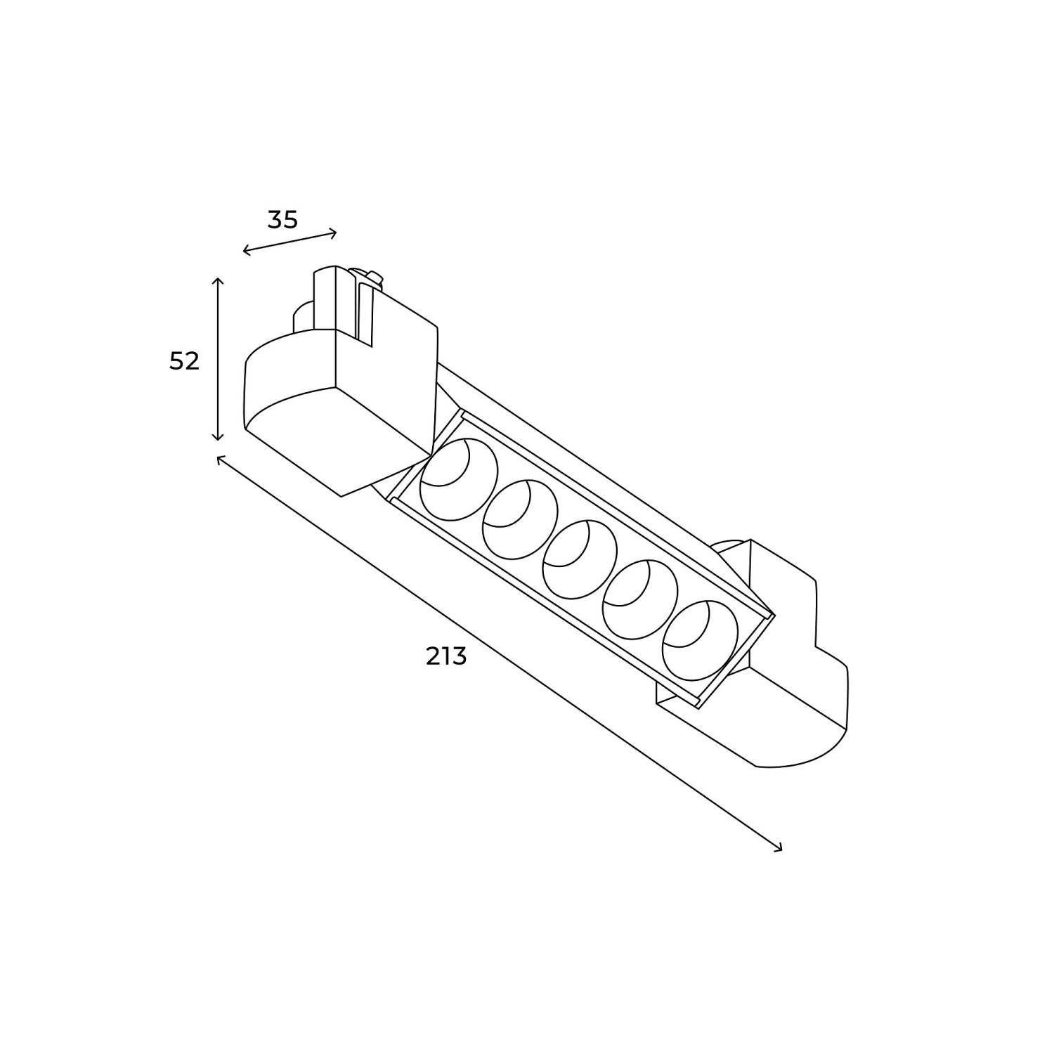 Трековый светильник Hesby Lighting Skylite HSBL_0025
