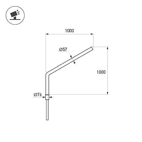 Кронштейн Arlight 051642