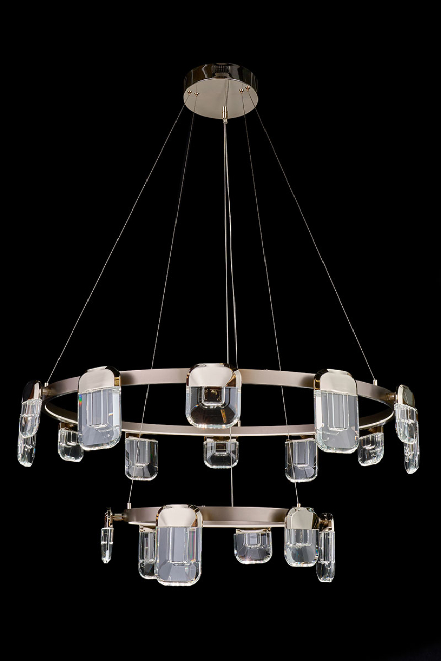 Подвесная люстра LEON Natali LE7771/12+6 Gold