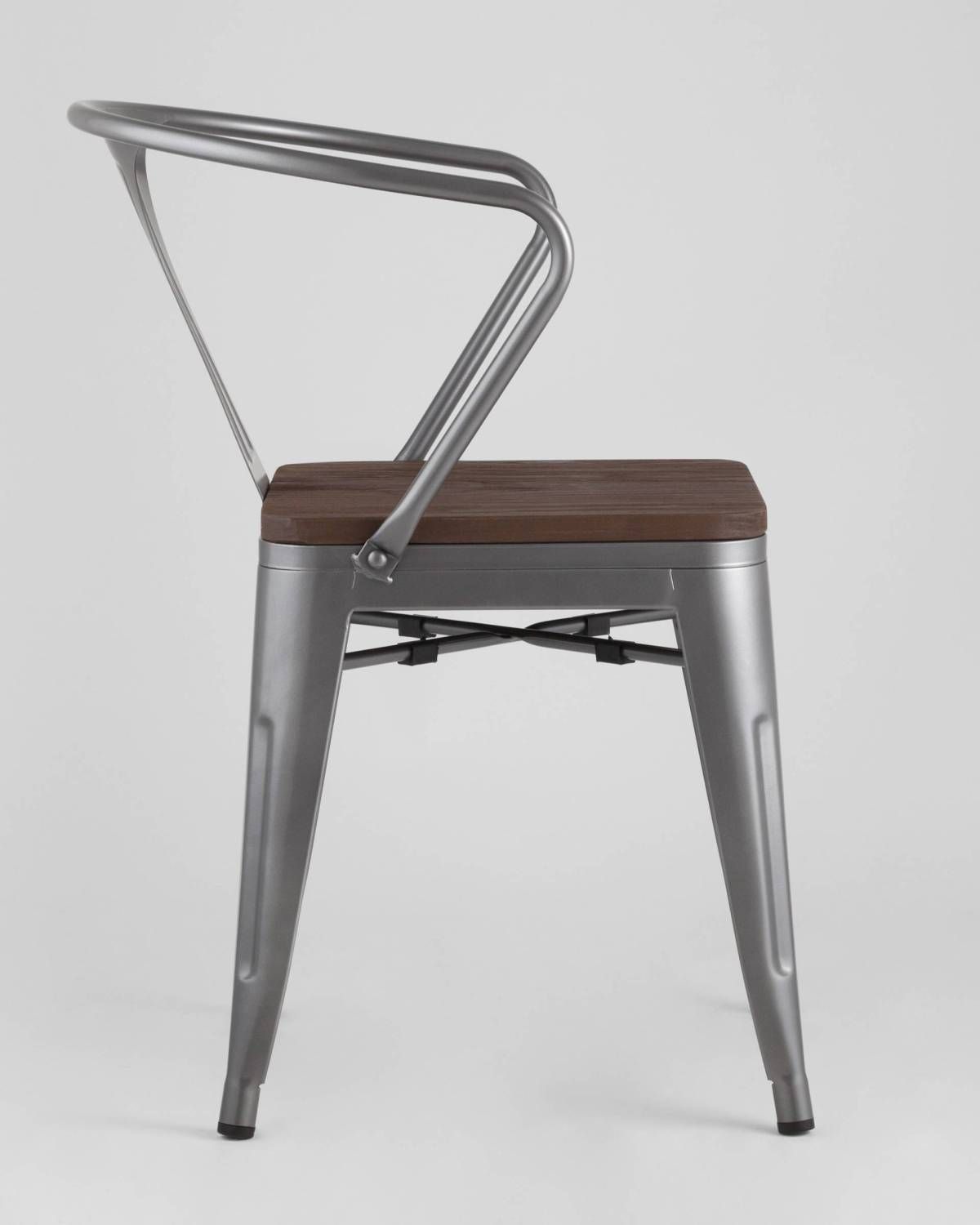 Обеденный стул Stool Group Tolix Arm Wood YD-H440AR-W YG-15