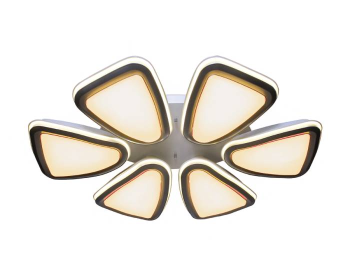 Потолочная люстра с пультом Orbital Granule Ambrella FG1014/6 WH/SL 410W D1040*800