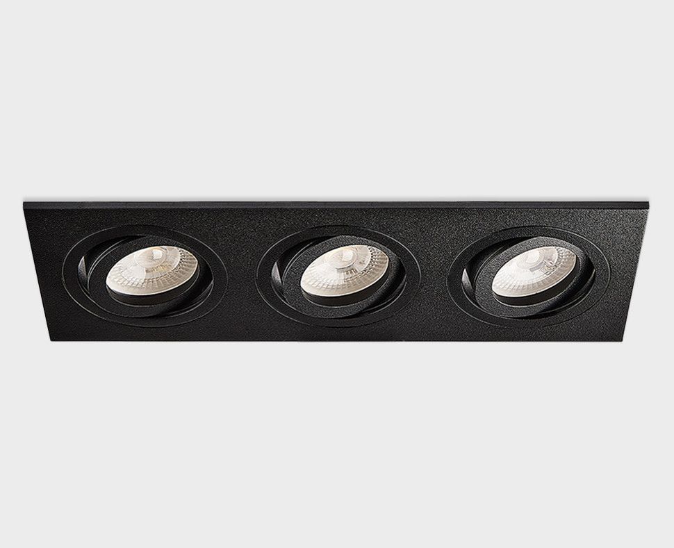 Встраиваемый светильник Italline SAG 03b SAG303-4 black/black