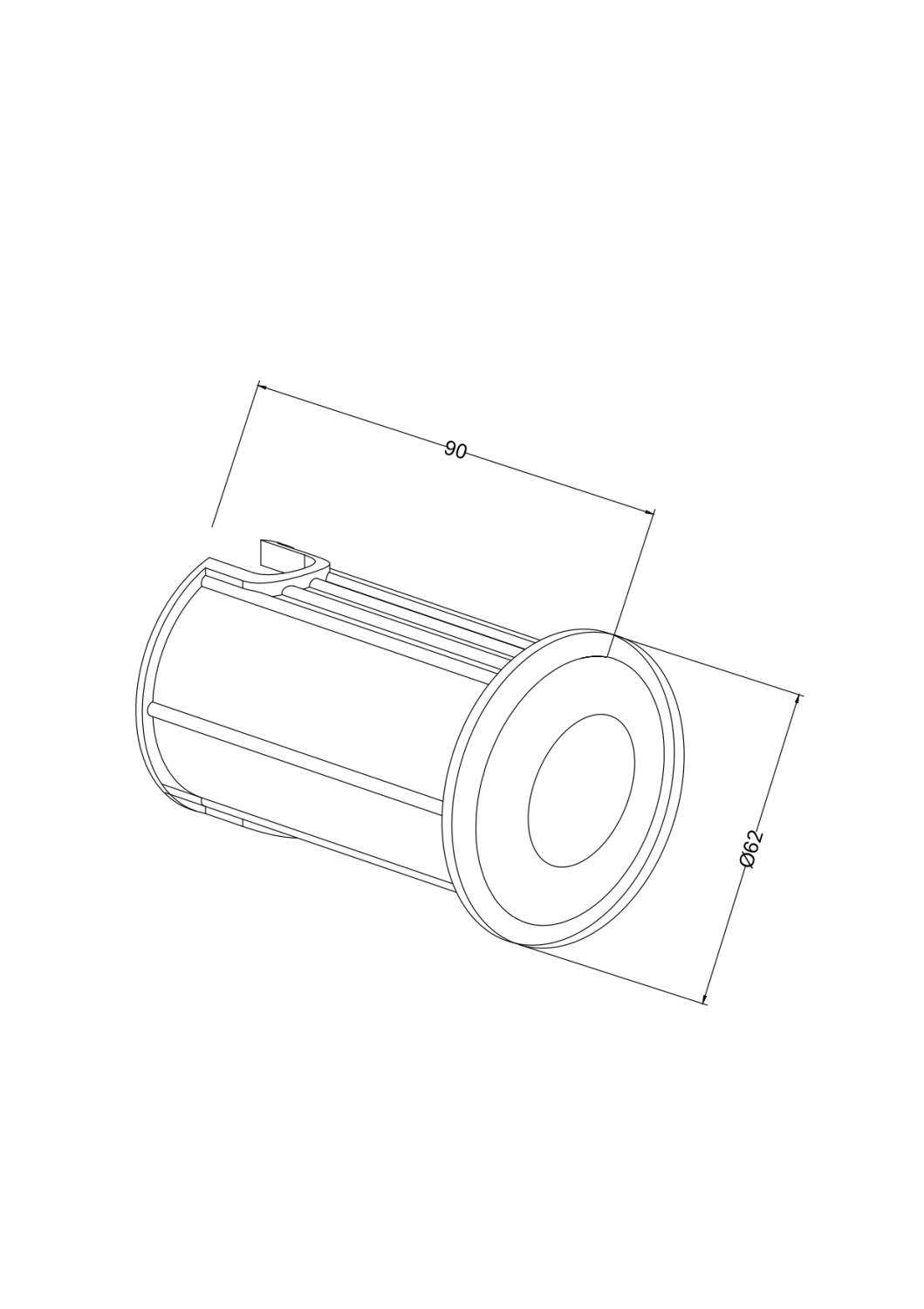 Уличный встраиваемый Maytoni Flash O044DL-L1S3K3