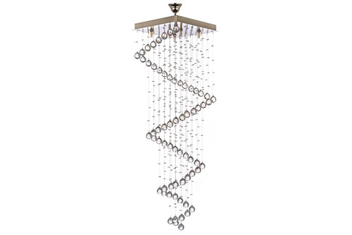 Люстра каскадная Dio D'Arte Tesoro Nickel Tesoro H 1.4.40.105 N