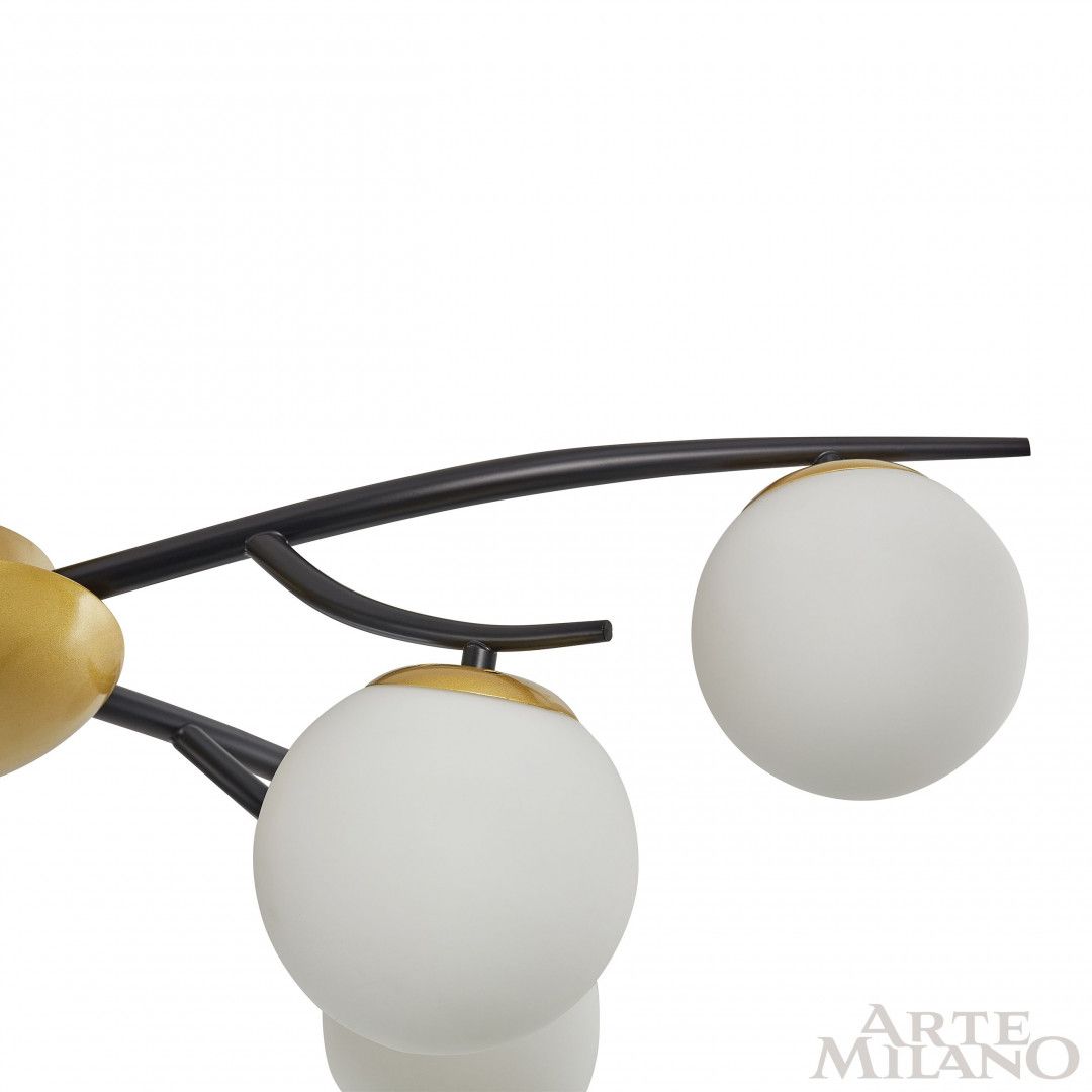 Потолочная люстра Arte Milano Neapolis73408 273408/9 BK/GD