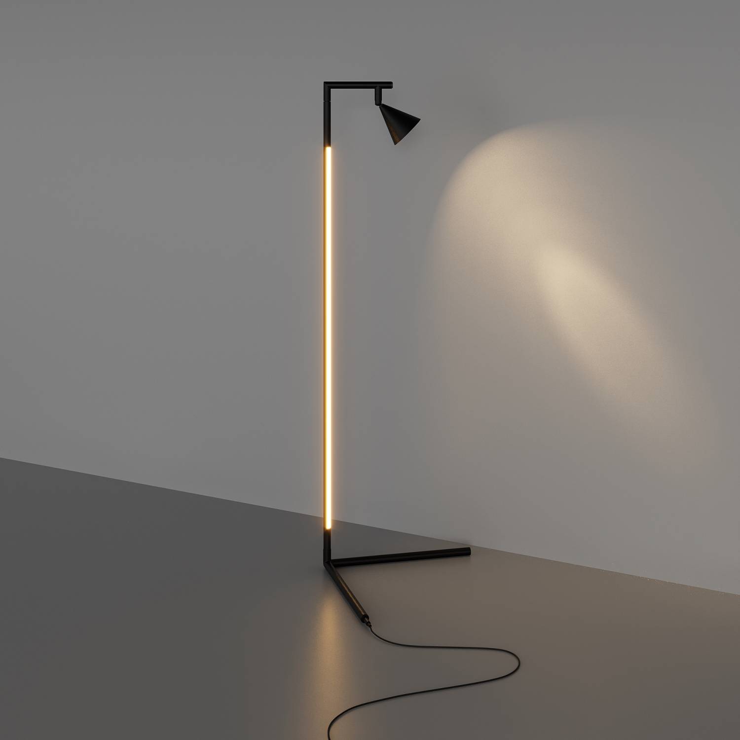 Торшер Maytoni Stripe MOD489FL-L20B3K