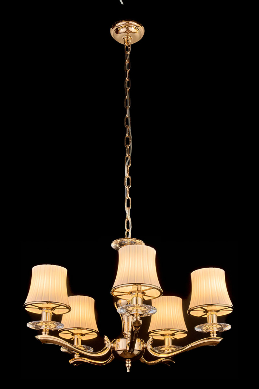 Подвесная люстра LEON Giorgia LE7950/5 GD