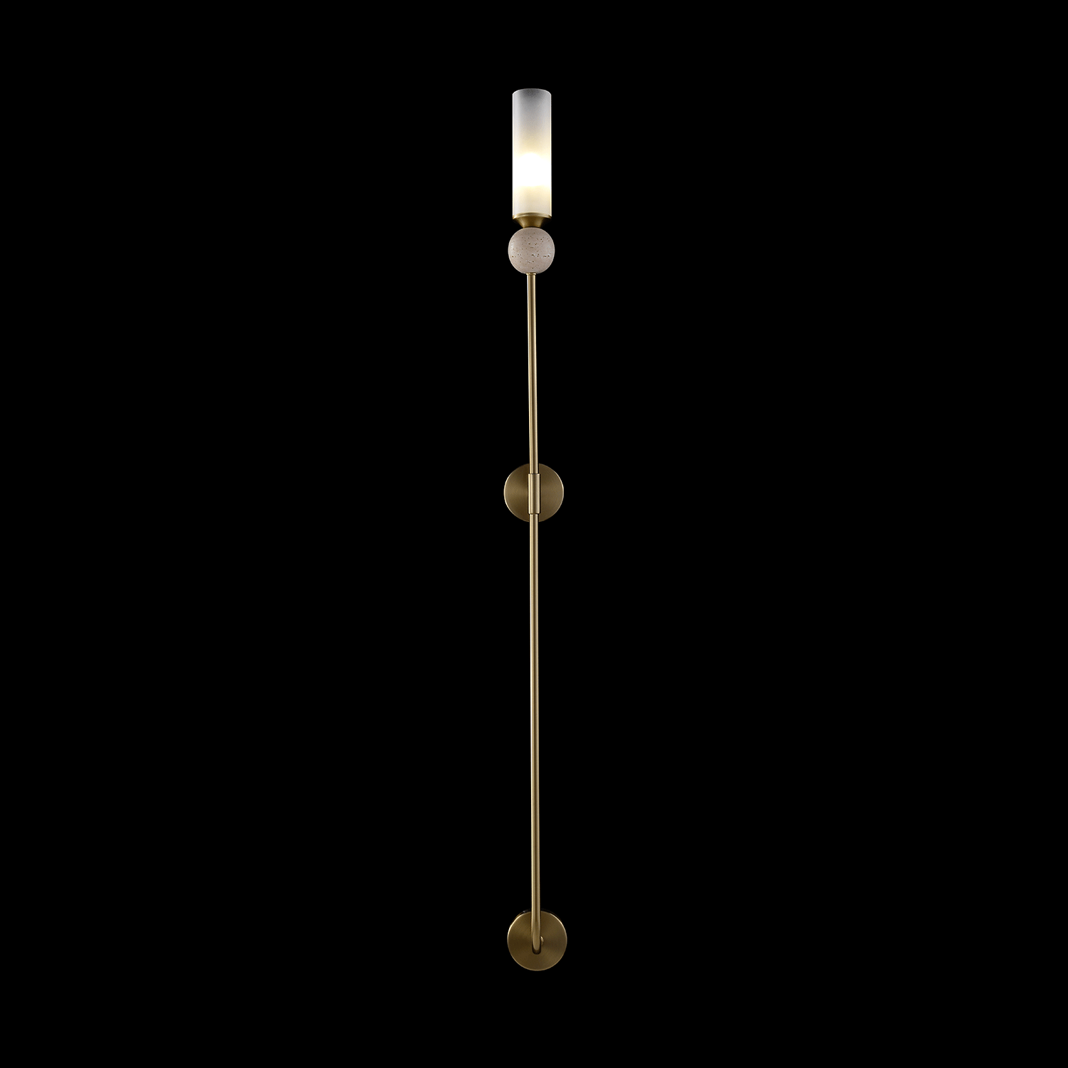Настенное бра Crystal Lux Simply SIMPLY AP1.2 BRASS