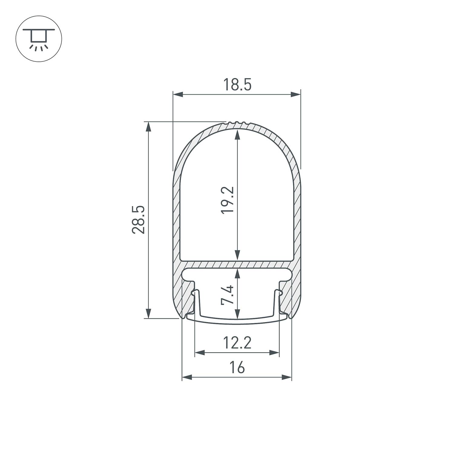 Профиль Arlight Arh-Mini 053565