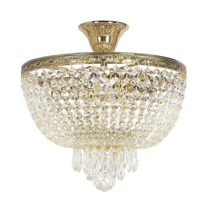 Потолочная хрустальная люстра Arti Lampadari Nonna Nonna E 1.3.30.502 G