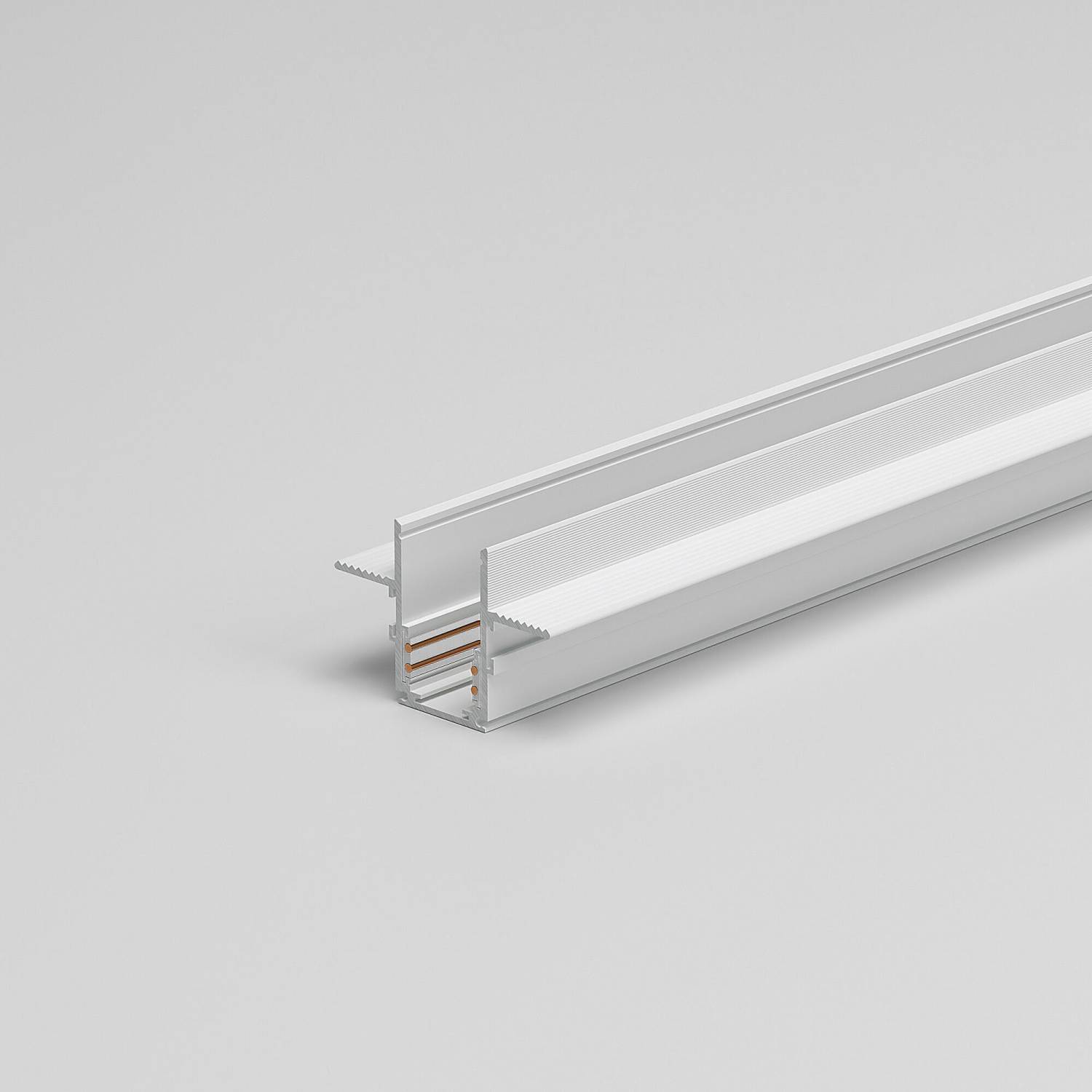 Шинопровод Elektrostandard Slim Magnetic Slim Magnetic Шинопровод встраиваемый под ГКЛ 12,5мм (белый) (3м) 85208/00