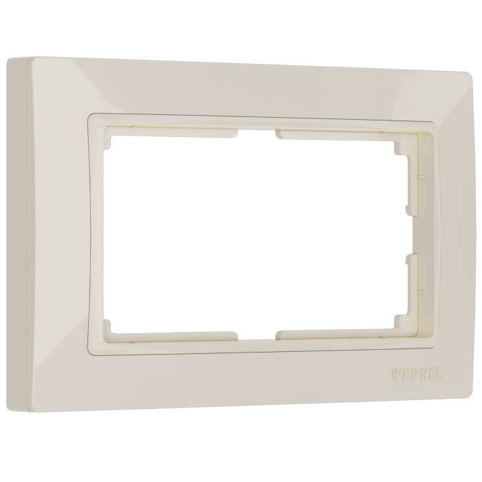 Рамка Werkel W0082003/ Рамка для двойной розетки Snabb basic (слоновая кость) Рамка Werkel W0082003/ Рамка для двойной розетки Snabb basic (слоновая кость)
