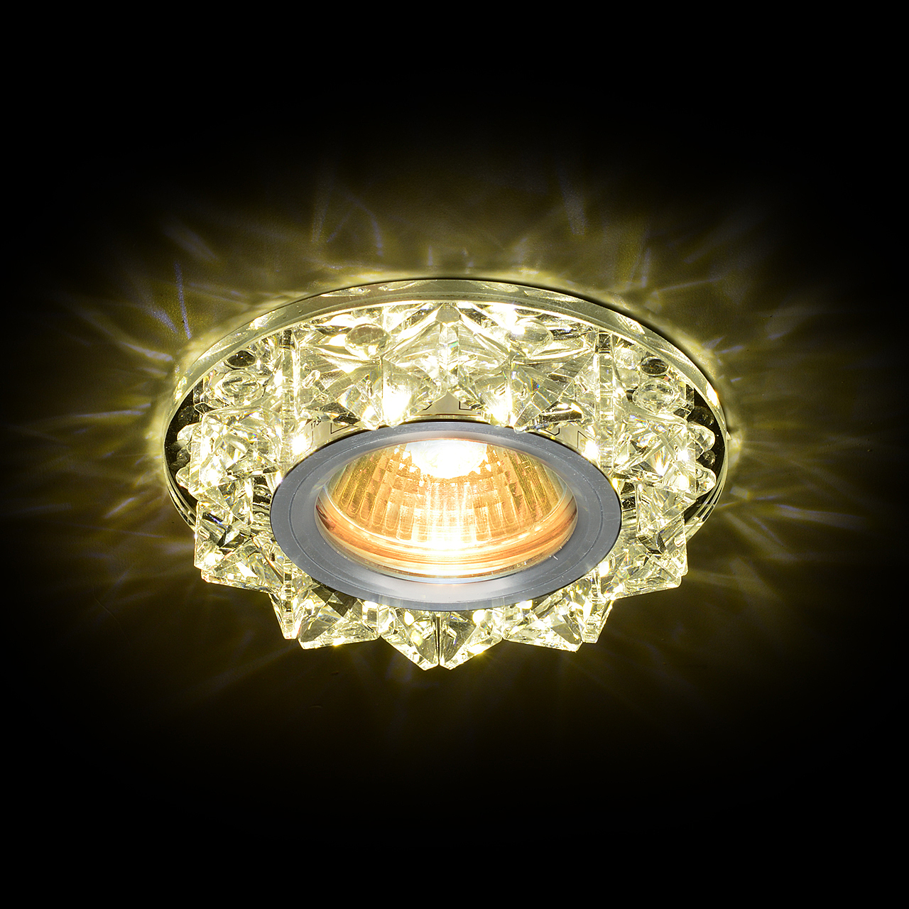 Светильник MR16+LED встраиваемый AL/CLEAR 35Вт+LED 3Вт IL.0026.0503